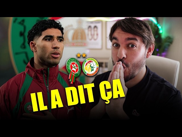 HAKIMI SORT DU SILENCE… MAROC OU SENEGAL?  😳