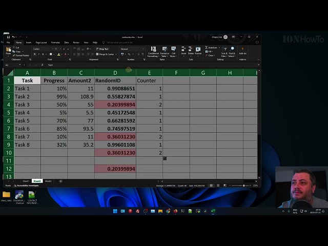 Excel How to Generate Unique Random Numbers and Handle Duplicates