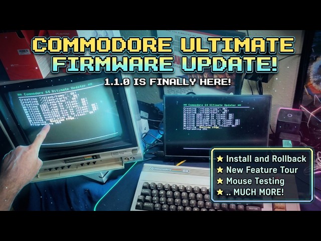 Commodore 64 Ultimate Firmware 1.1.0 is HERE! (Install, Features & Mouse Test)