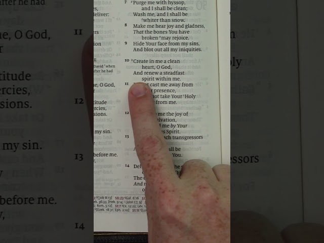 Psalms 51:10 • Bible Verse of the Day