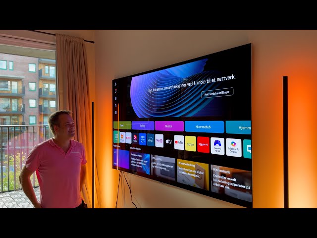 2025 LG 77" G5 4K OLED evo TV unboxing and wall mounting