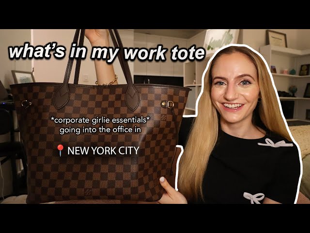 what's in my work tote | corporate job in NYC