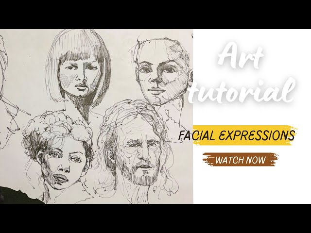 Art Tutorial: Capturing Facial Expressions part 3