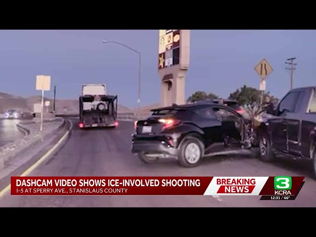 Patterson ICE shooting | Dashcam shows agents surround vehicle with guns pointed | 12:30 p.m. upd...