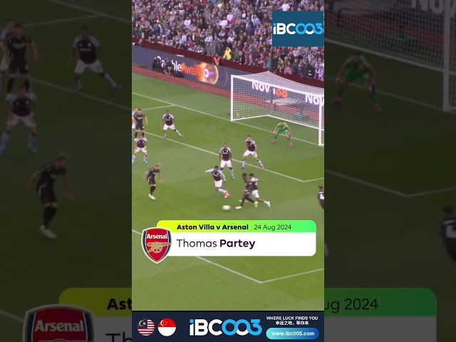 EPL - Thomas Partey incredible goal!  #epl #football #matchday #premierleague #bestgoals