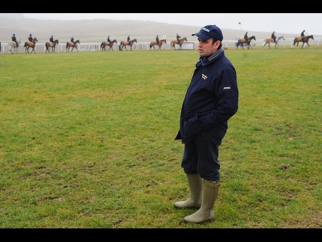 Alan King - behind the scenes at Barbury Castle