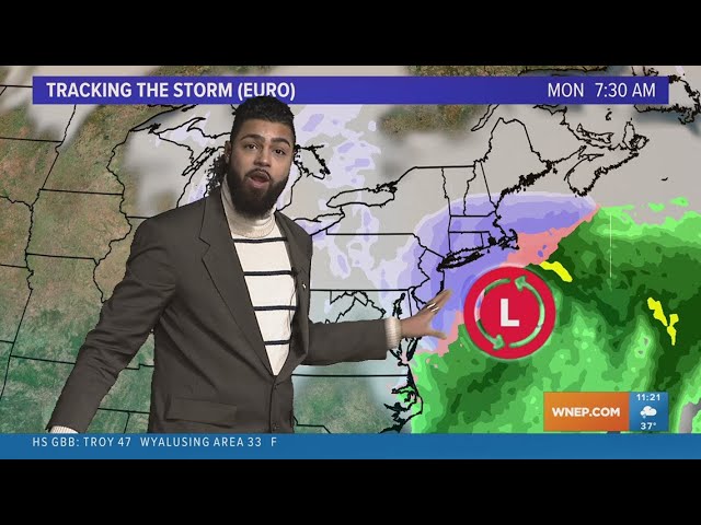 11PM Update: Significant snow for the I-95 and ice jams on the Susquehanna