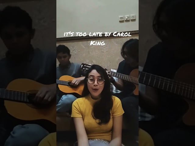 it's too late - Carol King Cover By Arteras #shorts #acoustic #acousticguitar #beautyfull