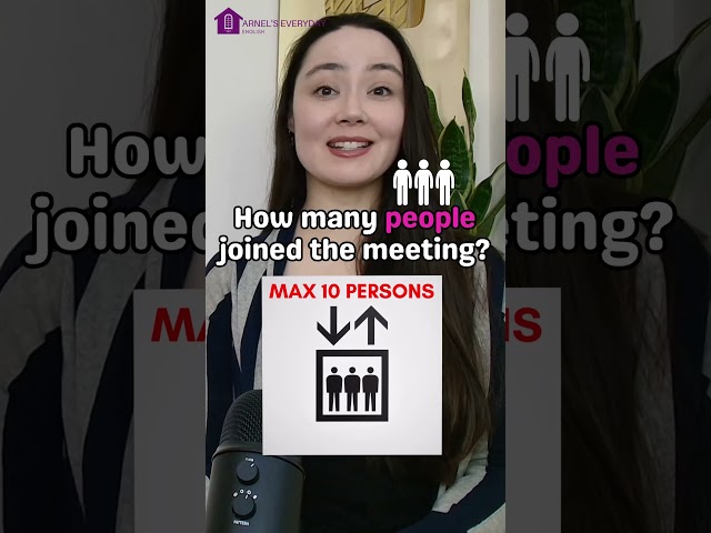 Do I say "PEOPLE" or "PERSONS" in English?