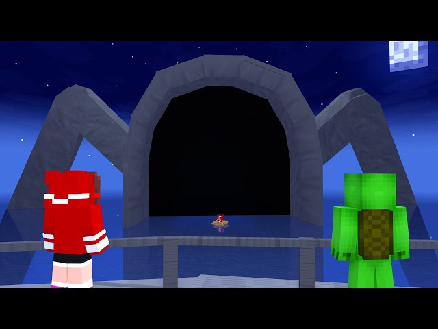MAIZEN : JJ and Mikey Found Sea Eater - Minecraft Animation