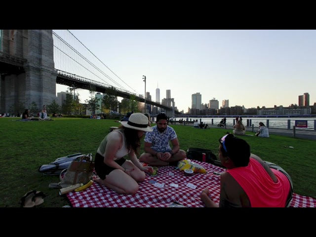 Timelapse In BK Bridge Park VR 180 3D