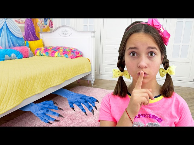 Fun Story of the Monster Under the Bed with Sofia and Max