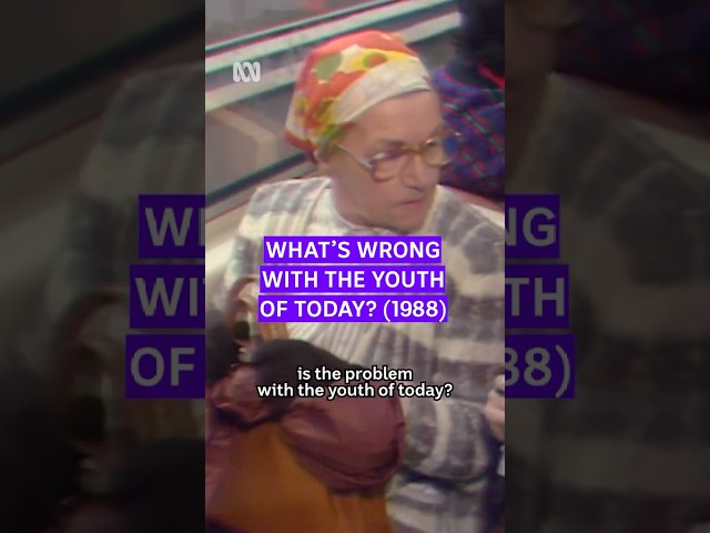What's wrong with the youth of today? (1988) #oldpeople #youth #1980s #australian