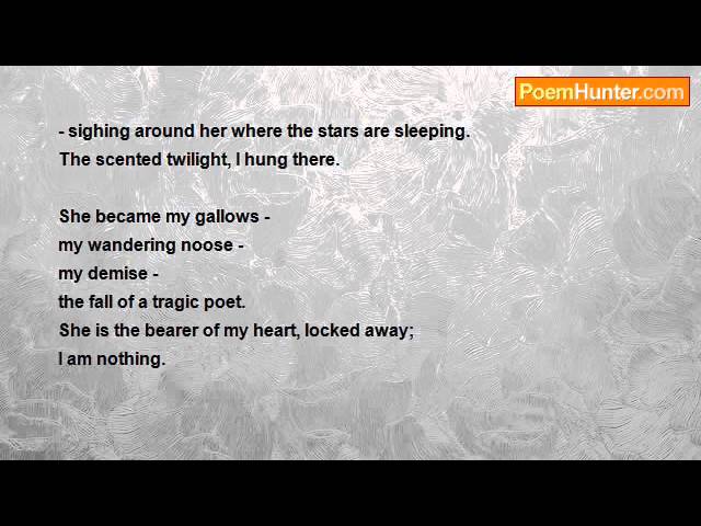 Adam M. Snow - She became My Gallows [video poetry]