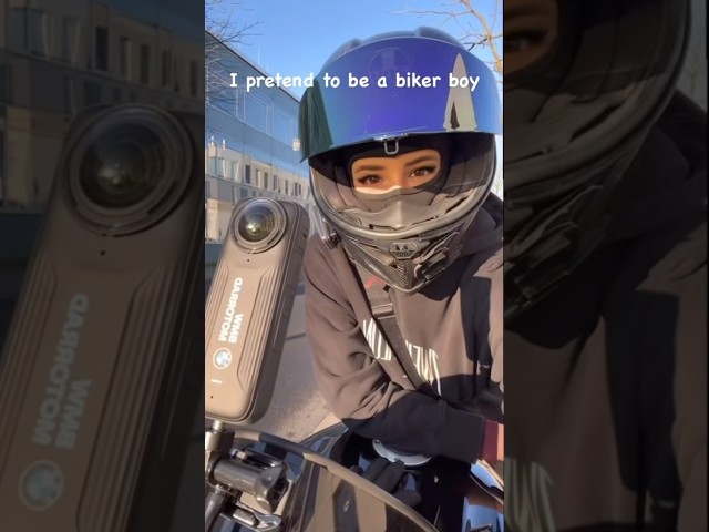 Girl as a bikerboy💅 #motorbike #motovlog #biker #funny #motorcycle #bikelife beyonce- diva