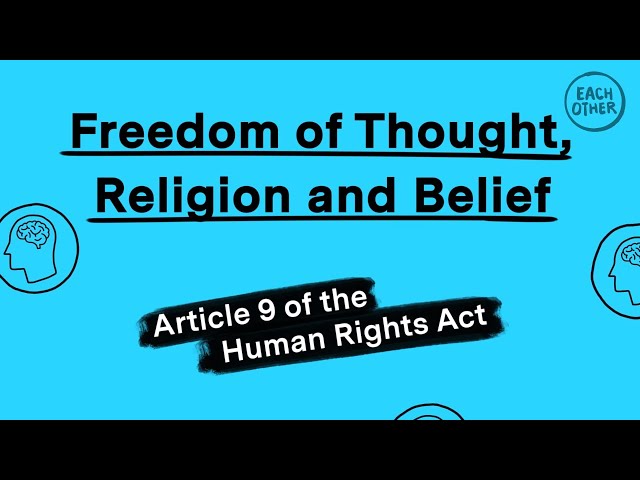 The right to freedom of religion explained in 2 minutes!