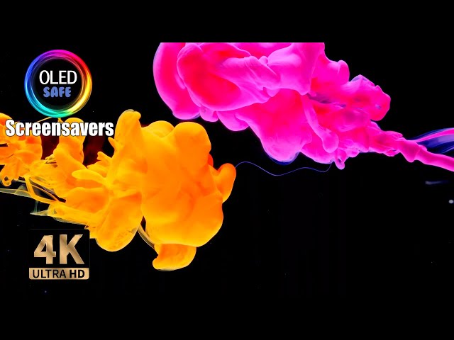 Abstract Liquid Screensaver - Paint Ink - Relaxing - 10 Hours - 4K - OLED Safe