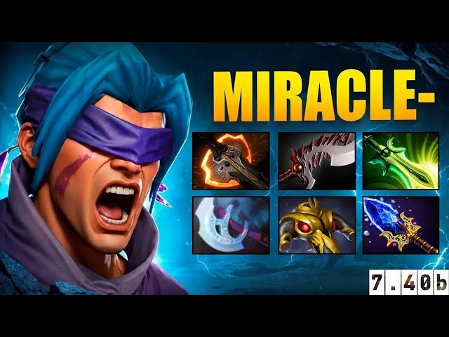 MIRACLE- Anti-Mage Mid DOMINATION 💥 | Untouchable Gameplay | 7.40b