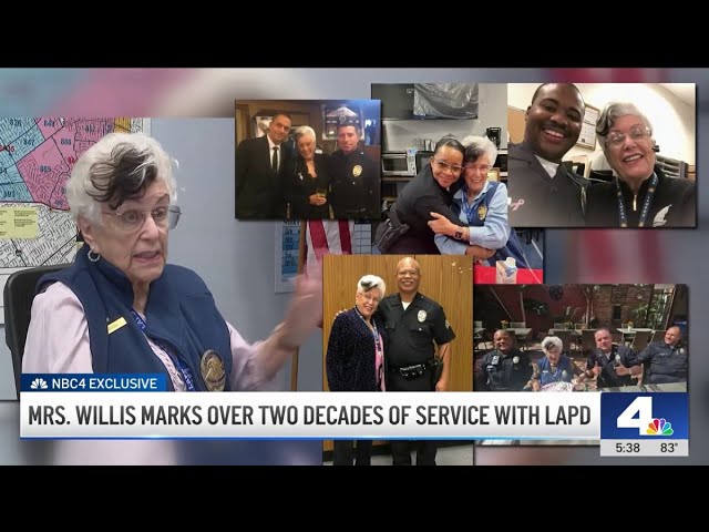 Bruce Willis' mom has been volunteering for LAPD for over 20 years