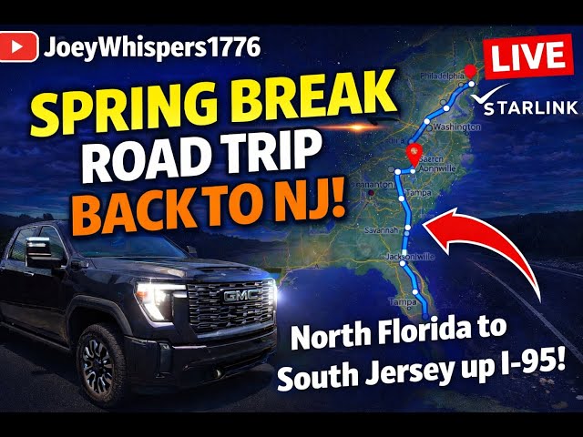 The Trip Back FL to NJ