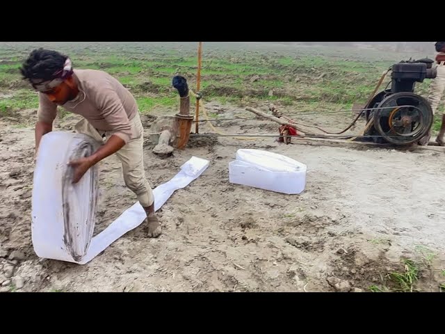 Farming Water irrigation System/Diesel Engine Water Pump Machine Setup l Kisan Ka Engine Water Pump