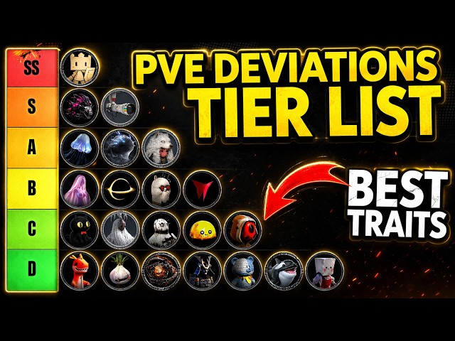 Best PvE Combat Deviations Tier List | Best Traits | Deviant Location | Once Human Best Deviant