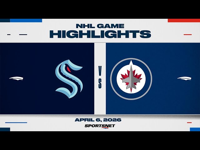 NHL Highlights | Jets vs. Kraken - April 6, 2026