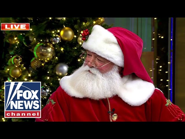HO, HO, HO!: Santa Claus makes SURPRISE appearance on ‘Fox & Friends’