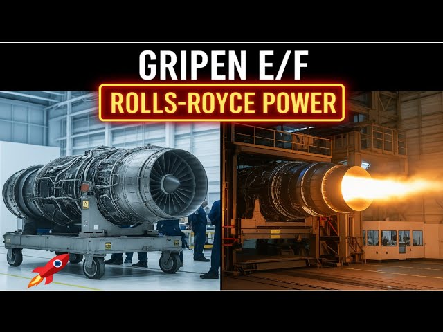 Gripen E/F’s NEW Rolls-Royce Engine: The Fighter Jet Upgrade the World Didn’t Expect!🚀