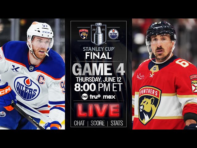 2025 Stanley Cup Final Scoreboard - Game 4: Edmonton Oilers vs. Florida Panthers