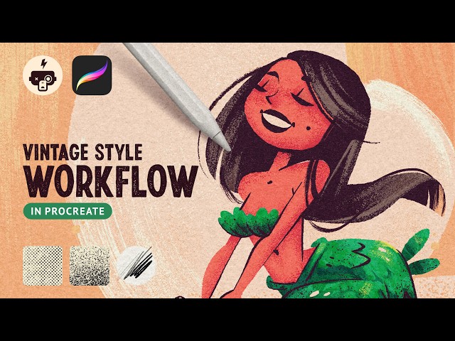 Make Your Procreate Illustrations Feel Handmade (Simple Workflow)