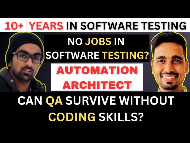 70+ LPA Job as a Software Tester | Manual to Automation Testing | Coding | DSA | AI | Job Market