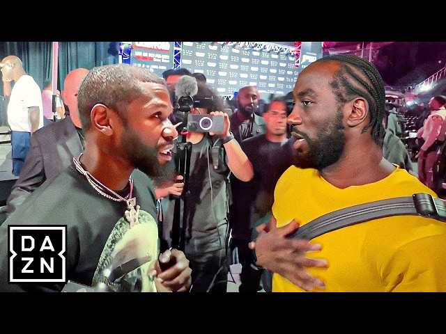 Floyd Mayweather Vs Terence Crawford HEATED Face 2 Face | DAZN