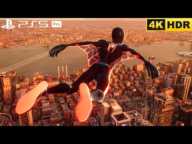 We(PS5 PRO) Miles Morales Vs Mr Negative Spiderman 2 | 4K HDR