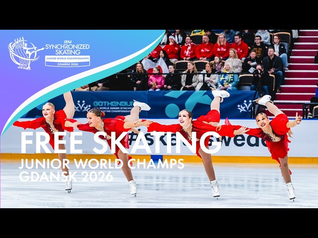 Free Skating | ISU Synchronized Skating Junior World Championships | Gdansk 2026 | #SynchroSkating