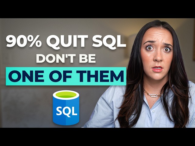 The ONLY 3 SQL Commands That You NEED (in 80% of queries)