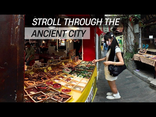 SHENZHEN｜ Stroll through the  ancient city ｜Flower Festival  ｜Tradition｜Relaxing ｜深圳甘坑古镇｜花朝节古城漫步