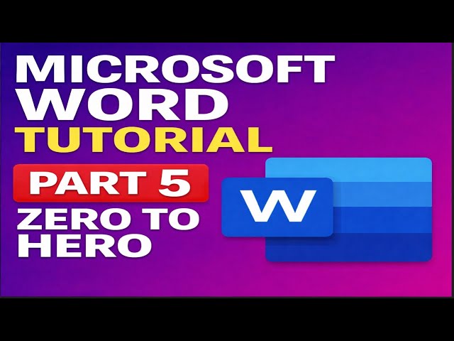 🤖 AI-Powered Microsoft Word Tutorial — Level Up! (Part 5) #training #excelwalesir