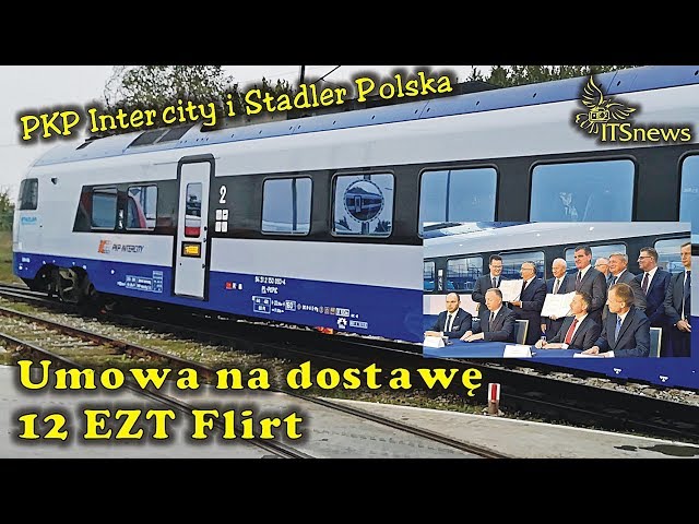 PKP Intercity i Stadler Polska. Podpisanie umowy na dostawę 12 EZT Flirt.
