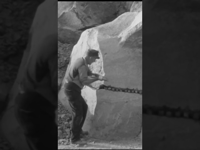 Historic Stonemason Skills: Quarry With Hand Tools