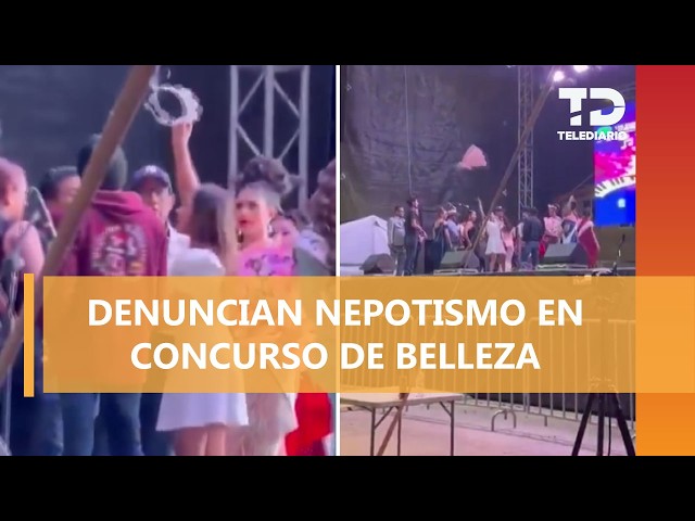 Woman snatches the crown from Miss Acatlán 2026 amid accusations of favoritism