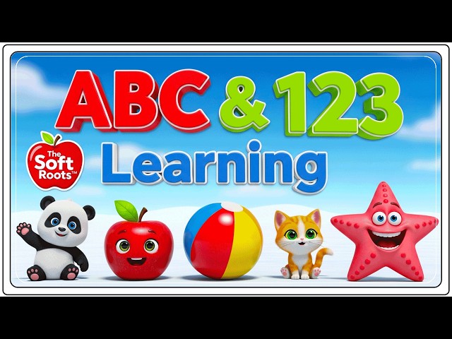 Preschool Learning activities for 3 year olds at home | Learn ABC Phonics Shapes Numbers Colors 🌈