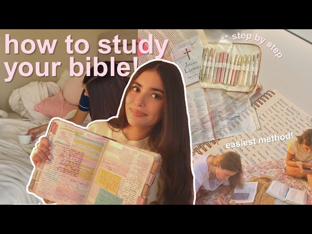 the EASIEST way to study your bible