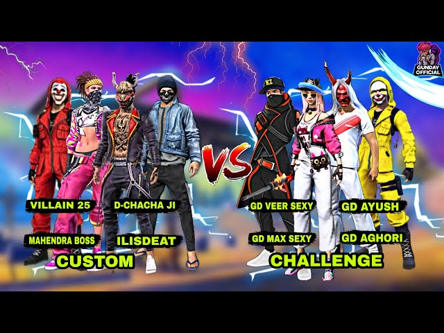 VILLAIN 25 AND BOSS VS GUNDAY ESP CHALLENGING CUSTOM