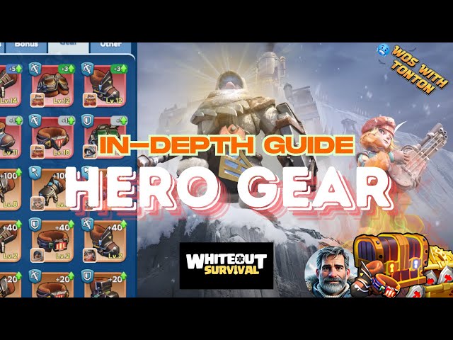 IN DEPTH Hero Gear Guide - Whiteout Survival with Tonton