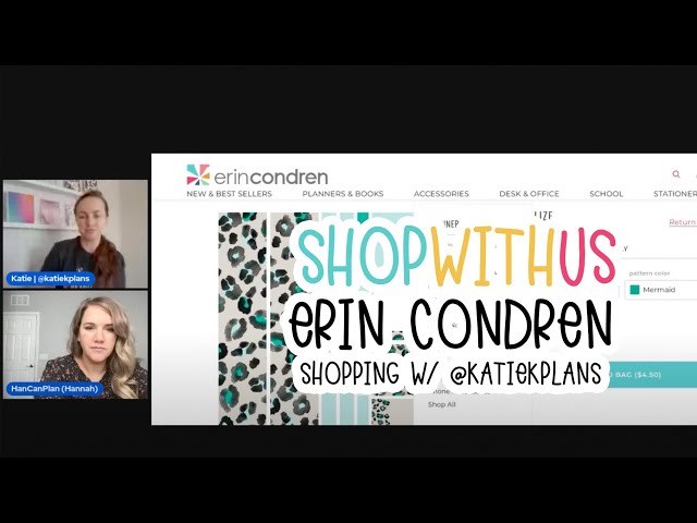 Shop With Us / Erin Condren Launch Day