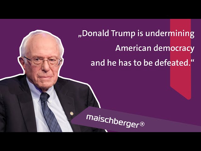 U.S. Senator Bernie Sanders on German TV | maischberger