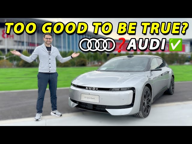 The surprising Audi without rings?! Audi E5 Sportback exclusive driving REVIEW