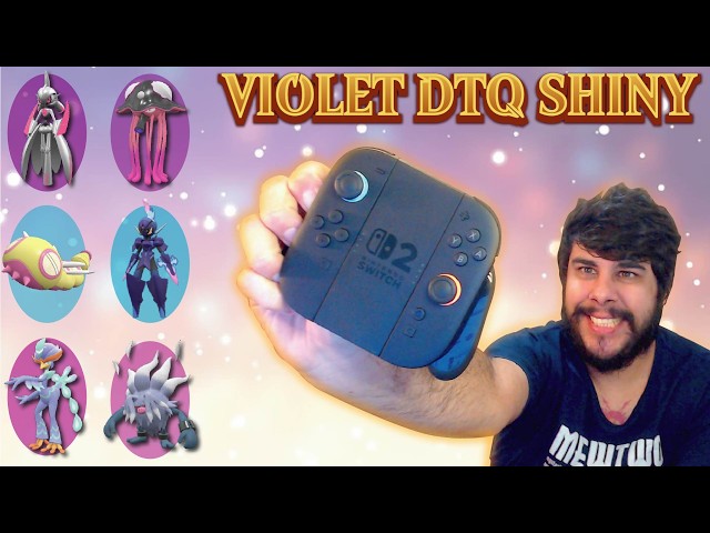 ✨ZERANDO POKÉMON VIOLET SÓ COM SHINY no Nintendo Switch 2 | SHINY DTQ