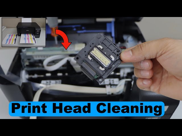 Epson ET2400 Print Head Cleaning Manually, Replace, Repair L1201, L1250, L3110, L3210, L3215, L3250